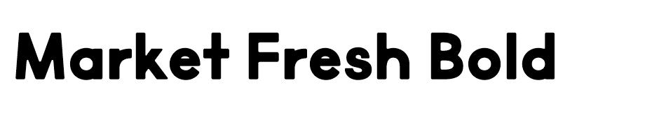 Market Fresh font
